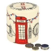 Money Box - Sketchy Ceramic Telephone Money Box Money Box - Sketchy Ceramic Telephone Money Box